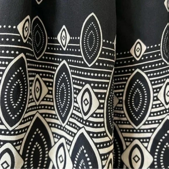 Anna Sui For Target | Black Silk Sleeveless Belted Wrap Mini Dress, Small - Picture 3 of 6